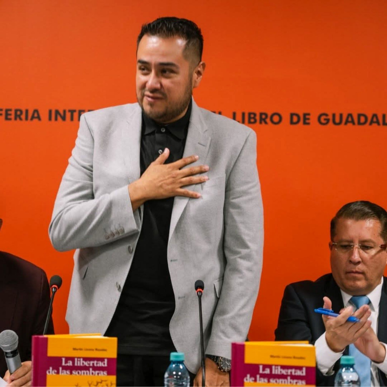Martín Licona en la Feria Internacional del Libro de Guadalajara